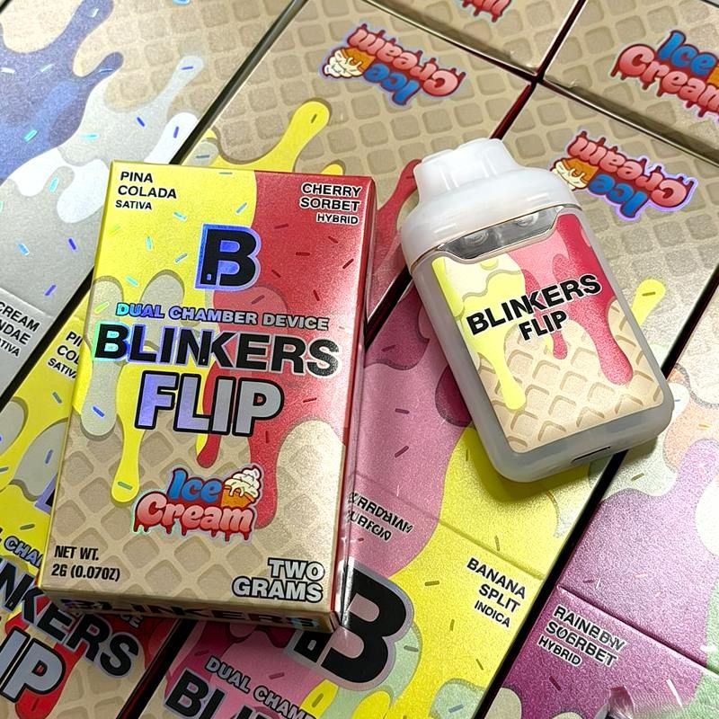 Binkers FLIP 1g Dual Chamber Vape with LED Screen